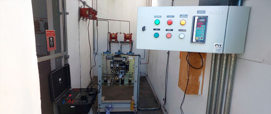 Manutenção preventiva em cabines primárias